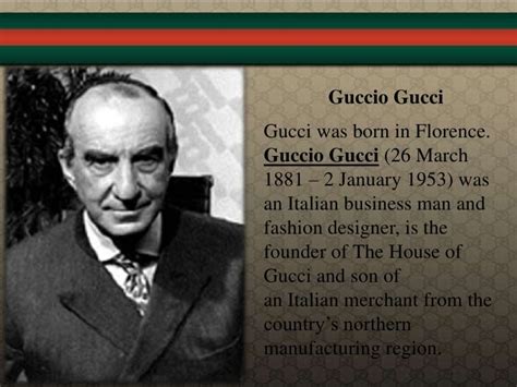 creator of gucci brand|who made Gucci brand.